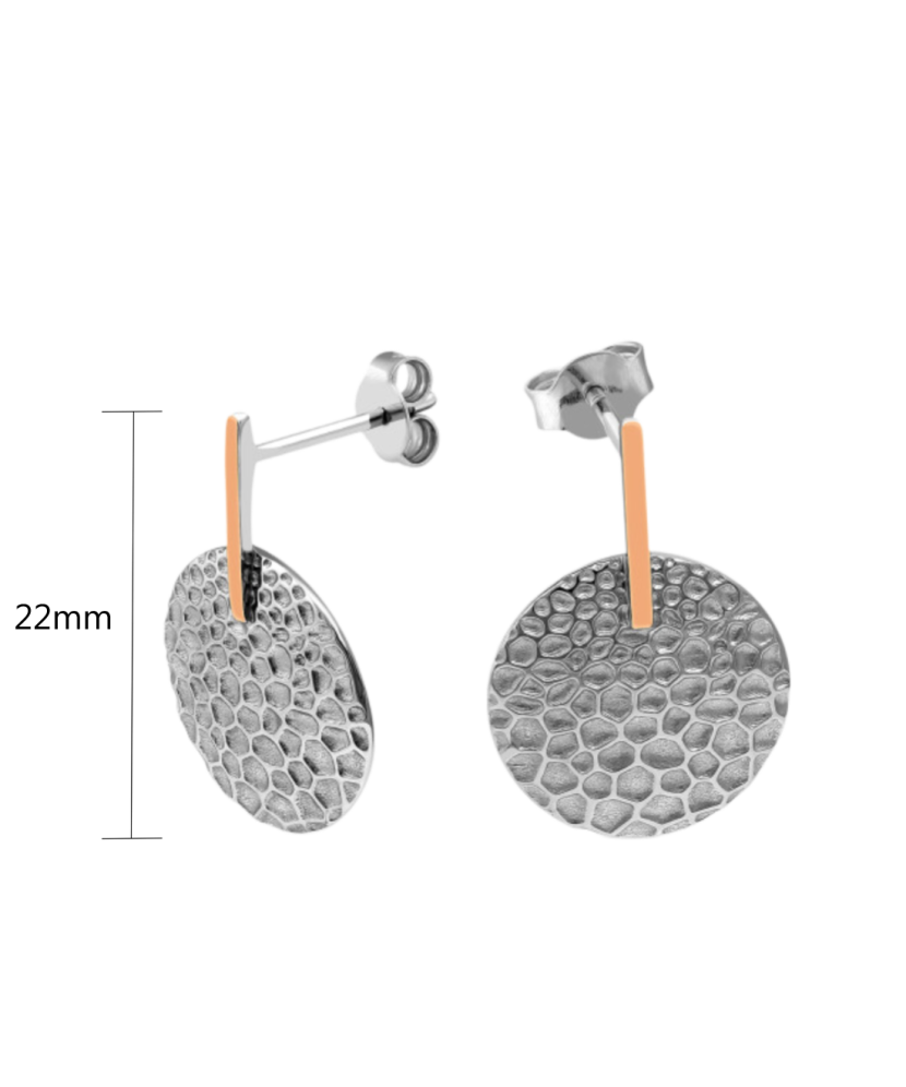 Sterling silver earrings gold plated