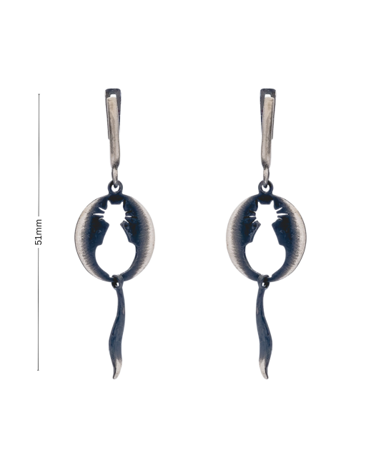 Sidabriniai auskarai "Katė"  - Goldinga