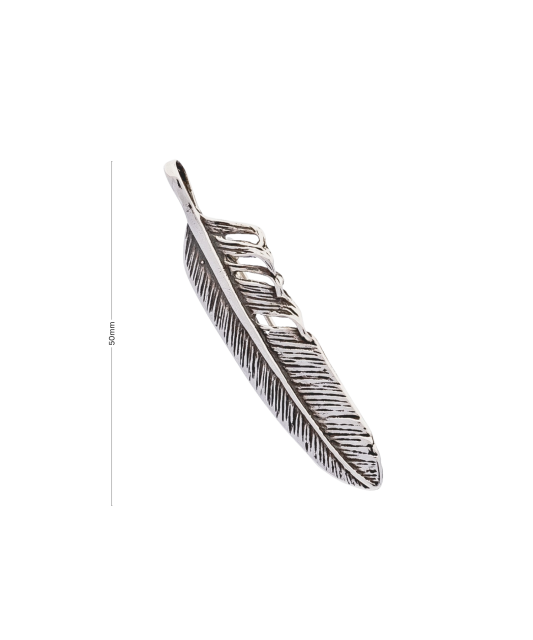 Sterling silver  brooch "feather"
