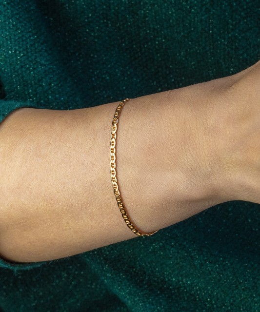 Gold bracelet "Marina" 4.2mm