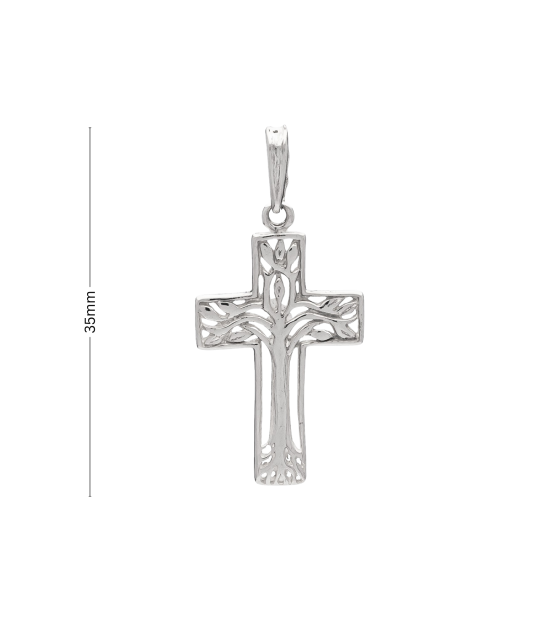 Sterling silver pendant "cross"