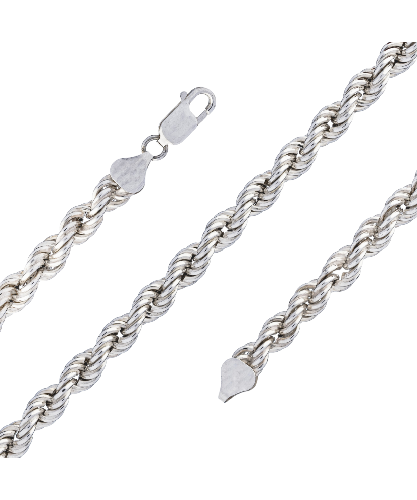Sterling silver chain 6.4mm