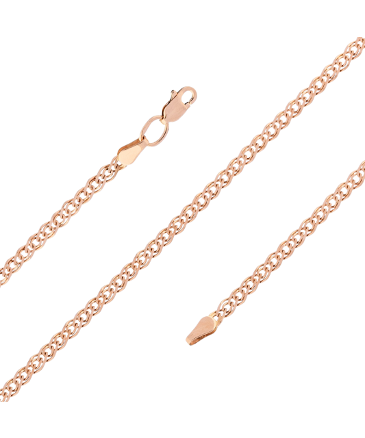 Solid gold chain "Mona Liza" 4.2mm