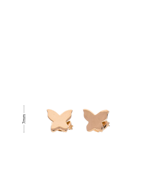 Gold earrings "Butterflies"