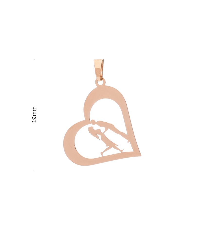 Gold pendant "Pora"