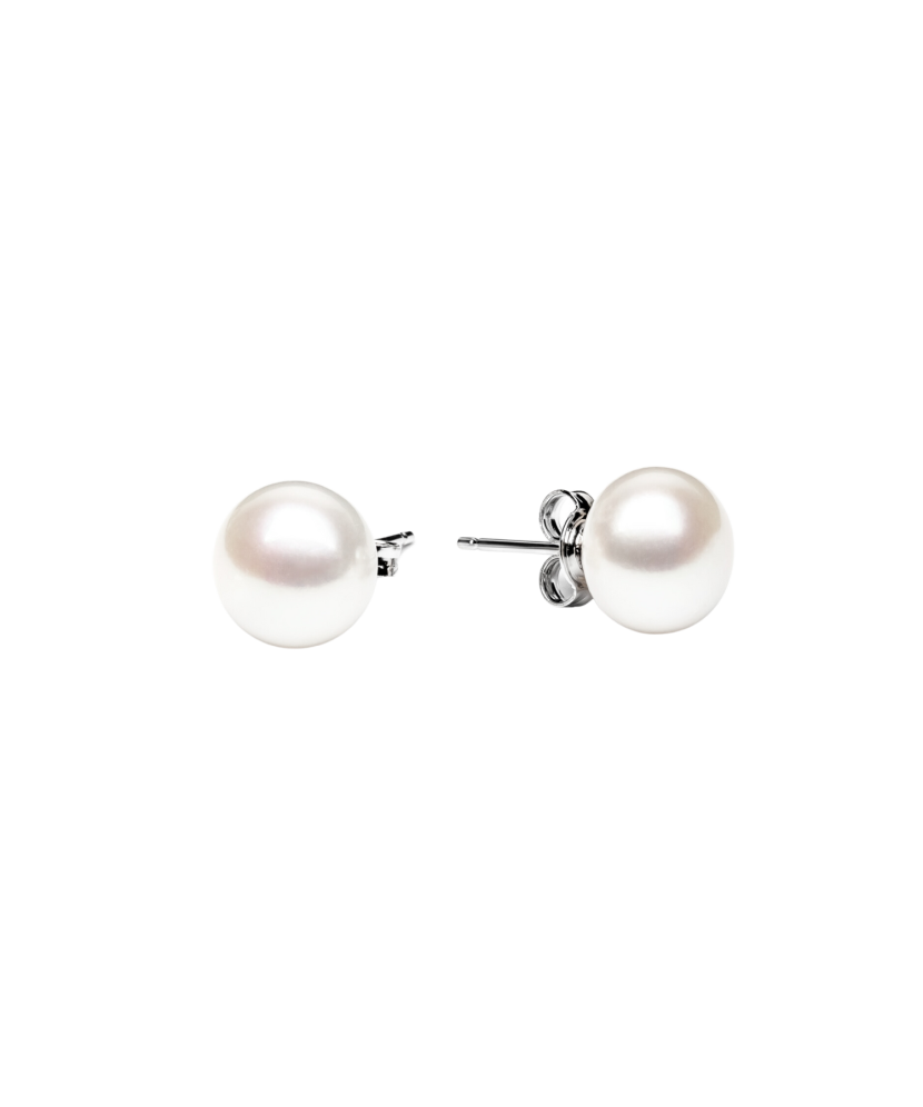 Sterling silver earrings with pearls