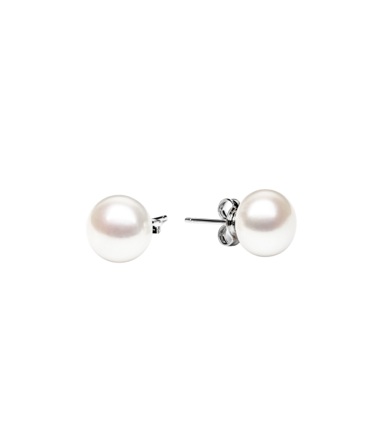 Sterling silver earrings with pearls