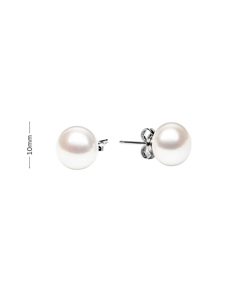 Sterling silver earrings with pearls