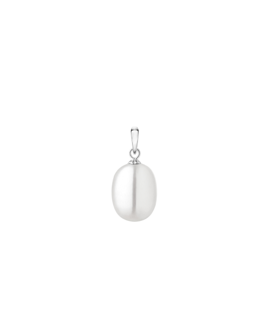 Sterling silver pendant with pearl