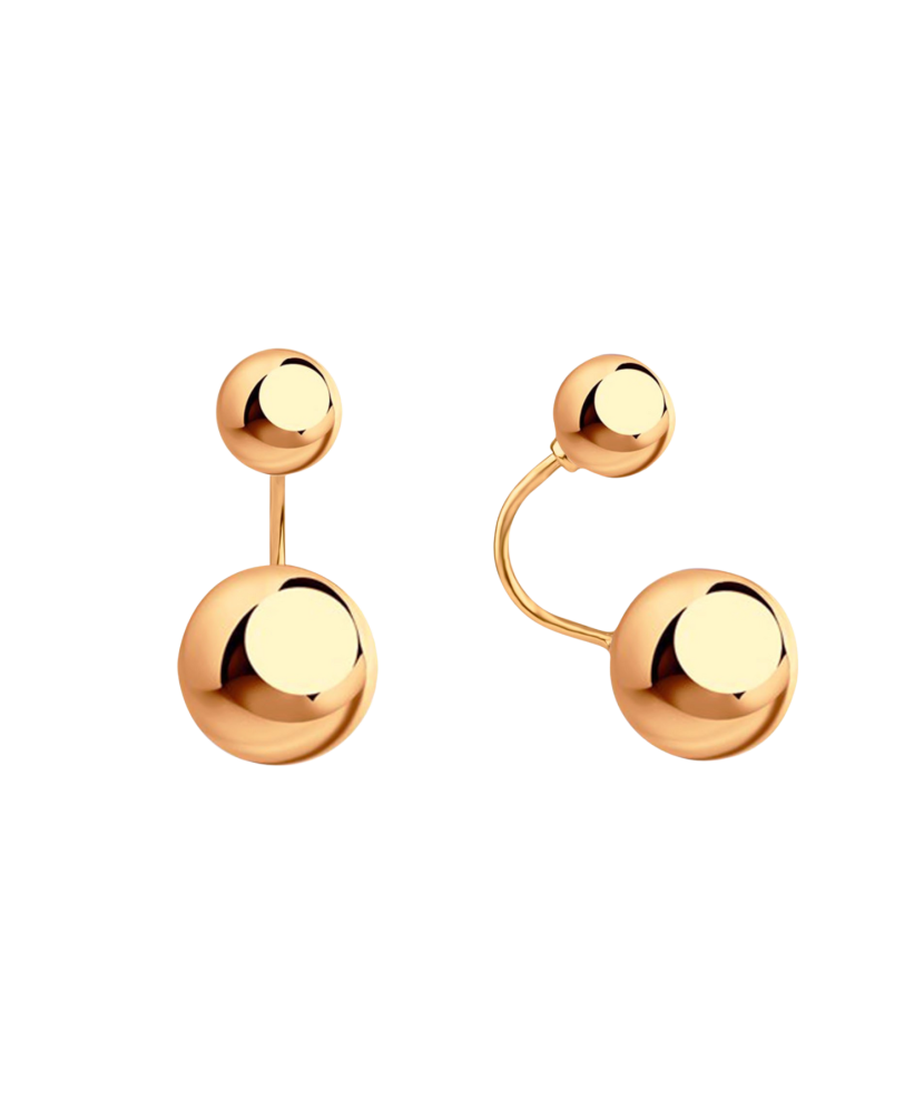 Gold earrings