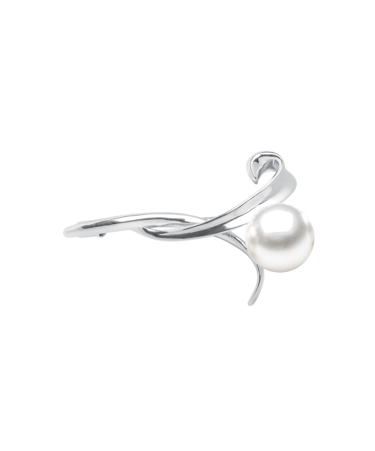 Sterling silver  brooch with pearl