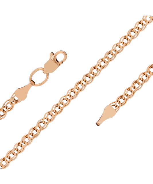 Auksinė grandinėlė "Mona Liza" 3mm  - Goldinga