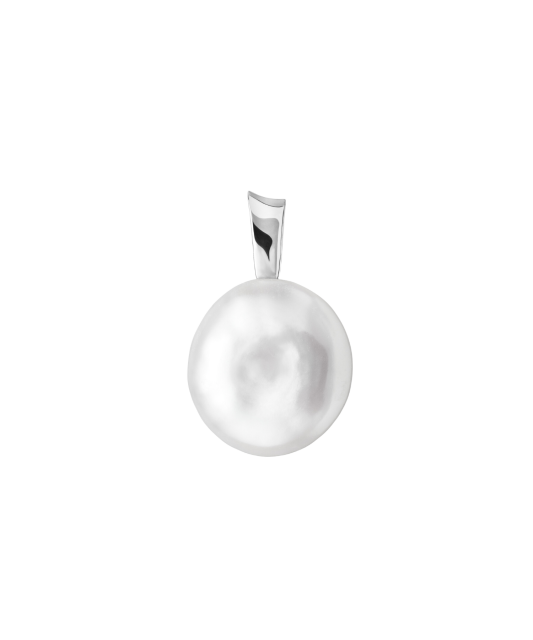 Sterling silver pendant with pearl