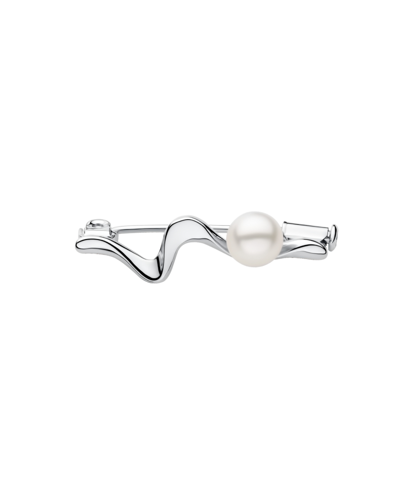 Sterling silver  brooch with pearl