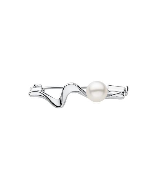 Sterling silver  brooch with pearl