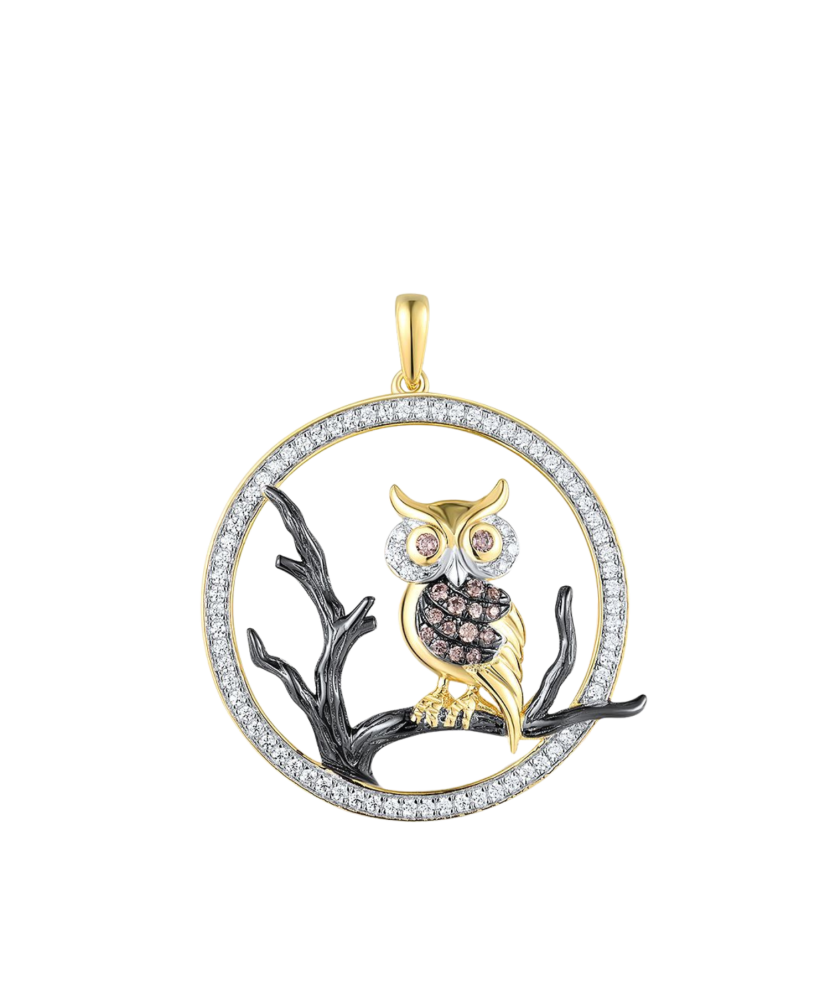 Kullattu Hopeariipus zirkoneilla