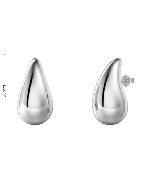 Sterling silver earrings 30mm