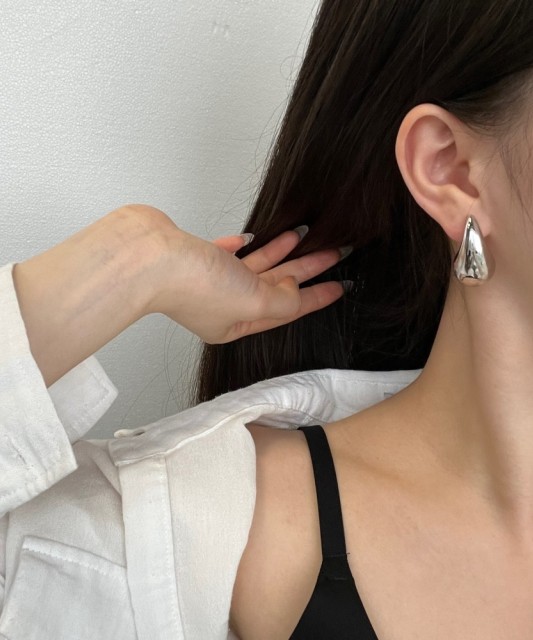 Sterling silver earrings 30mm