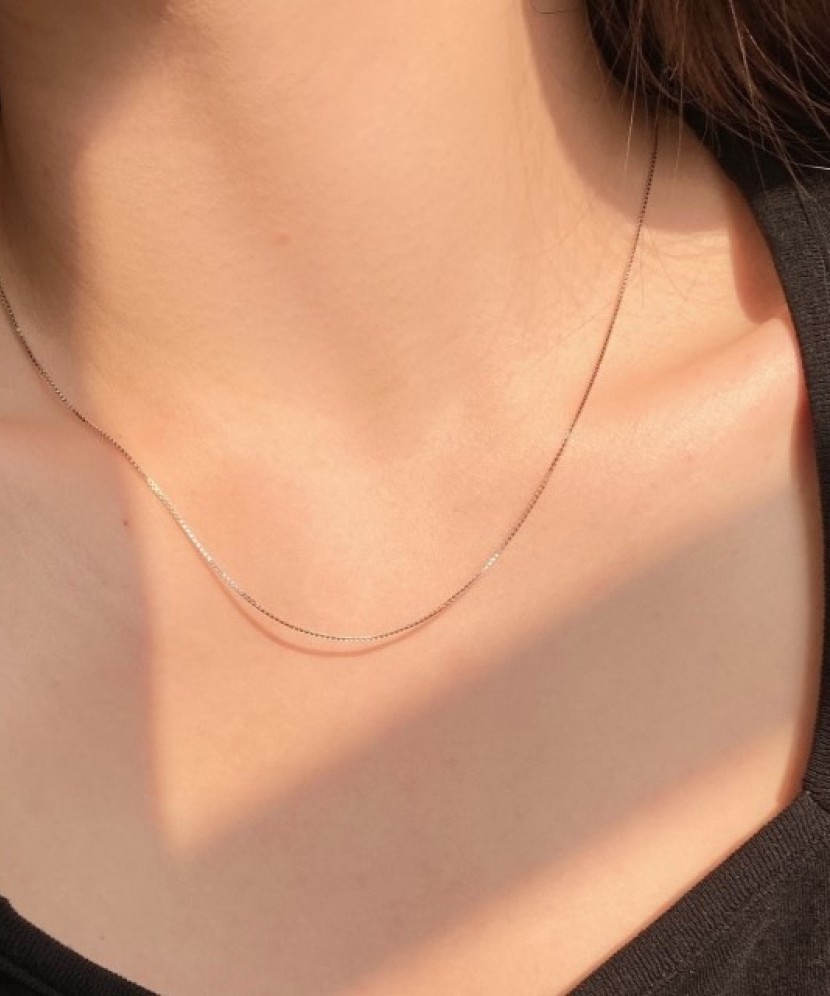 Sterling silver chain "Box"