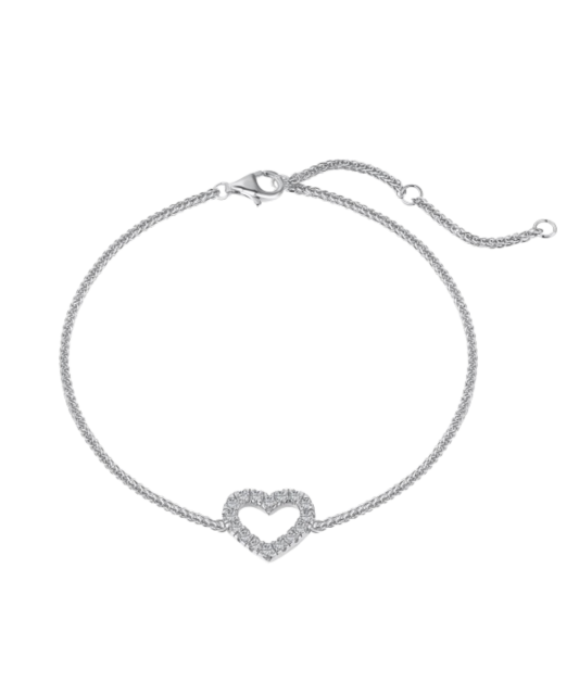 Sterling Silver bracelet with zircons