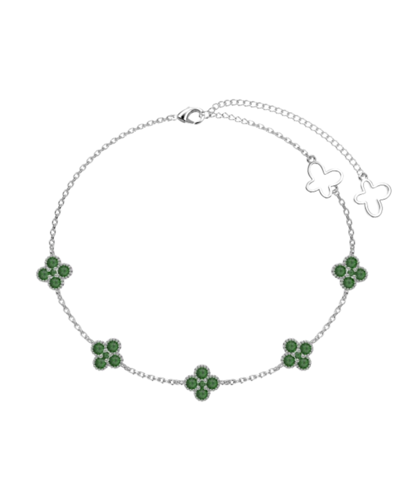 Sterling Silver bracelet with zircons