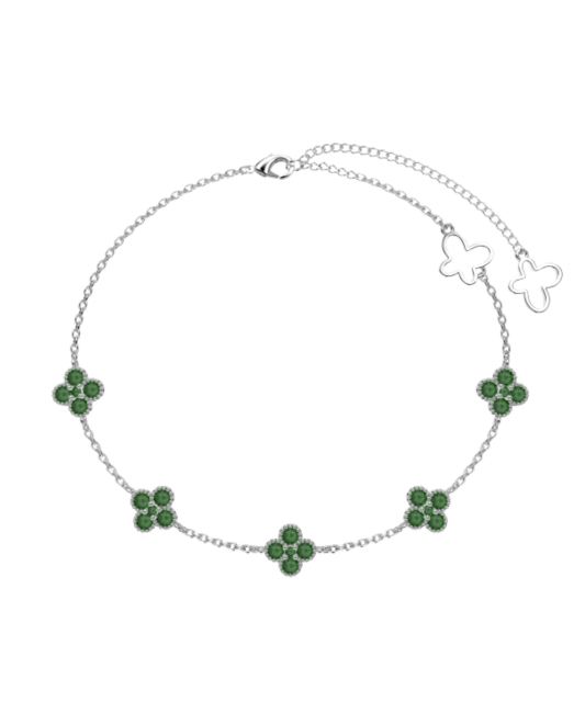 Sterling Silver bracelet with zircons