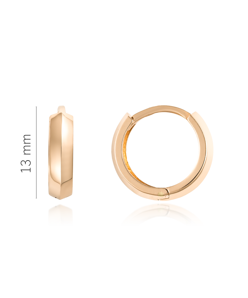 Kultaiset korvakorut 13mm