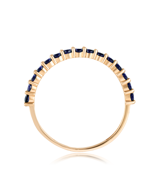 Kultasormus zirkoneilla