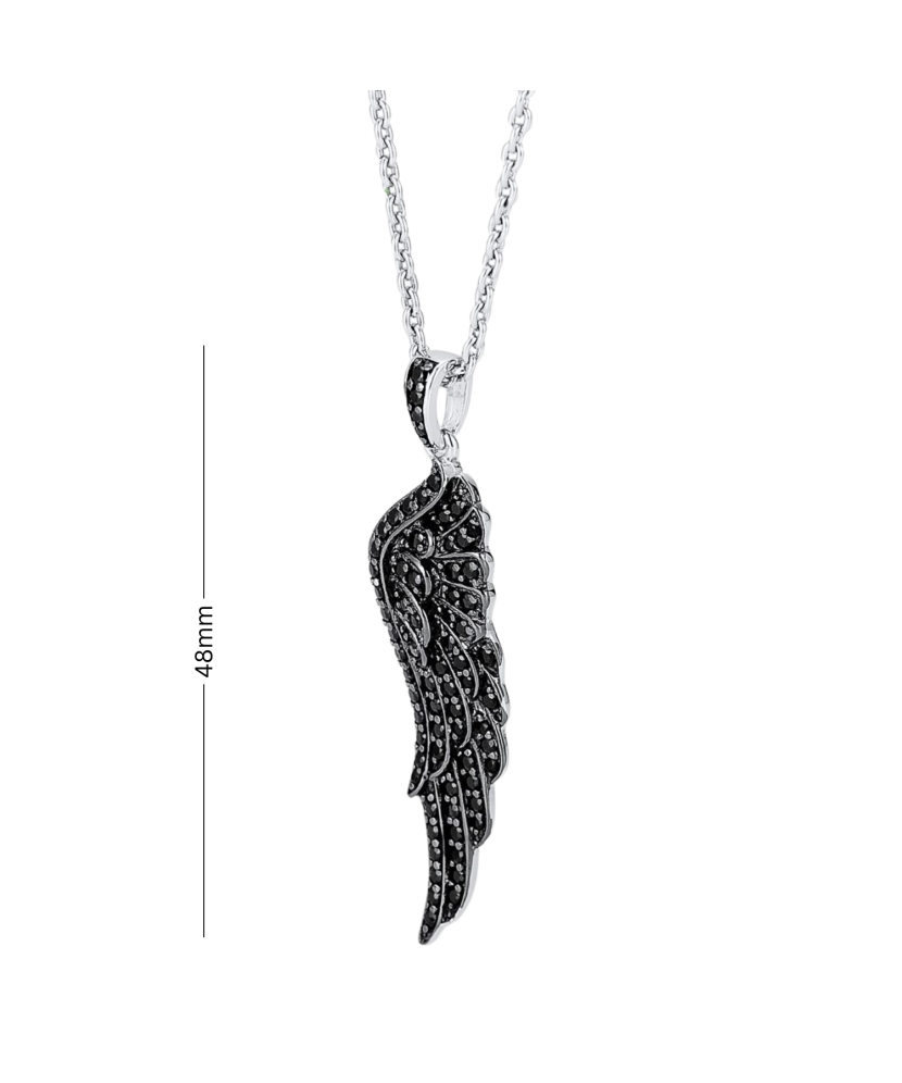 Sterling Silver pendant with spinels