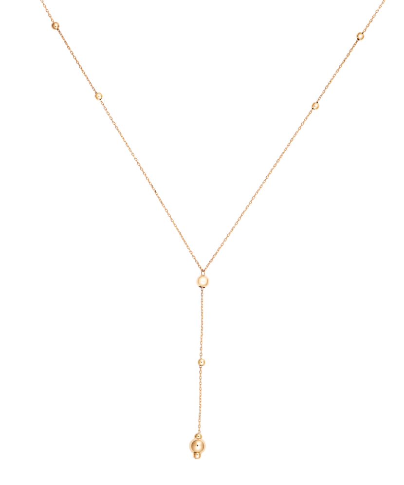 Gold chain with pendants