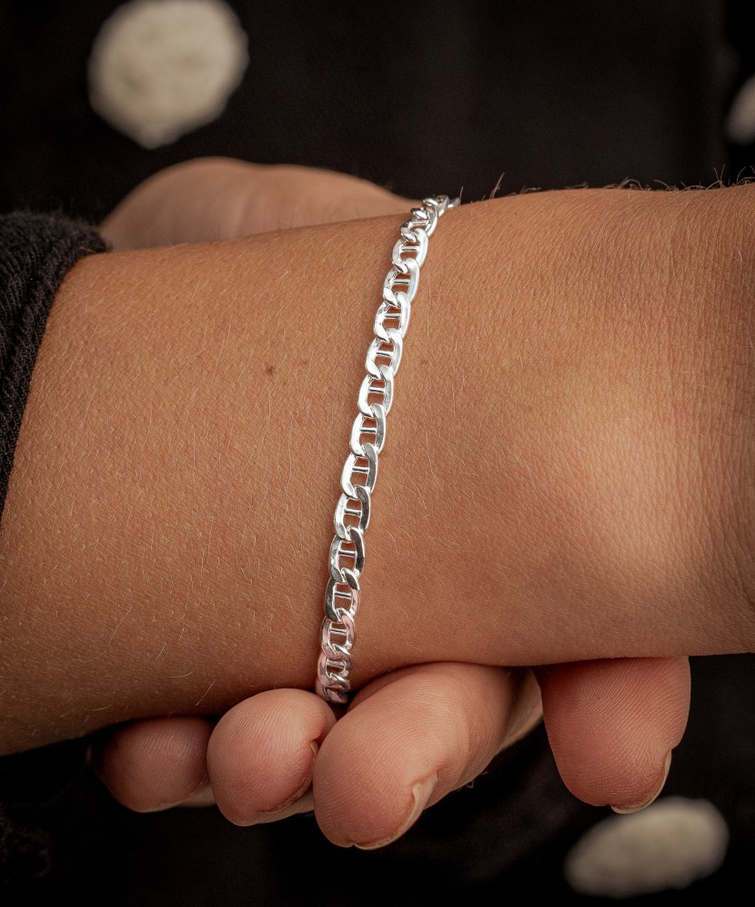 Sterling Silver bracelet "Marina" 4.2mm