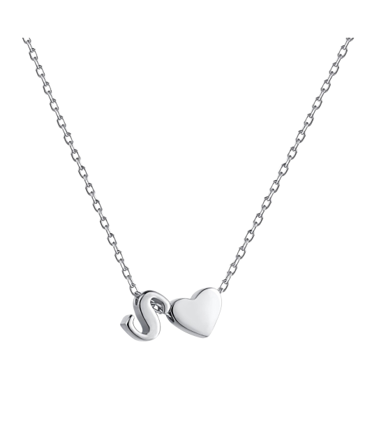 Sidabrinė Grandinėlė Su Pakabuku Raidė S