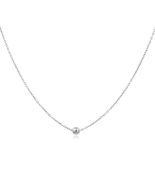 White gold chain with pendant