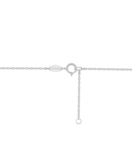 White gold chain with pendant