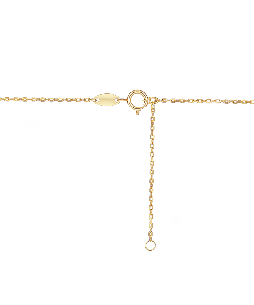 Yellow gold chain with pendant