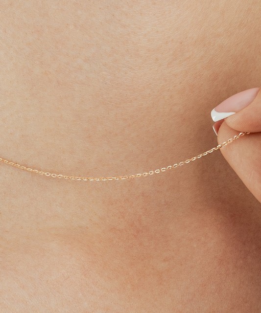 Yellow gold chain "Anchor"