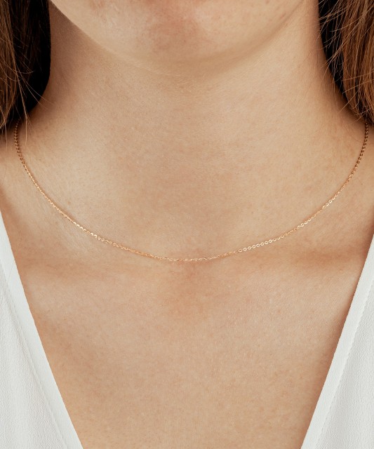 Rose gold chain "Anchor"