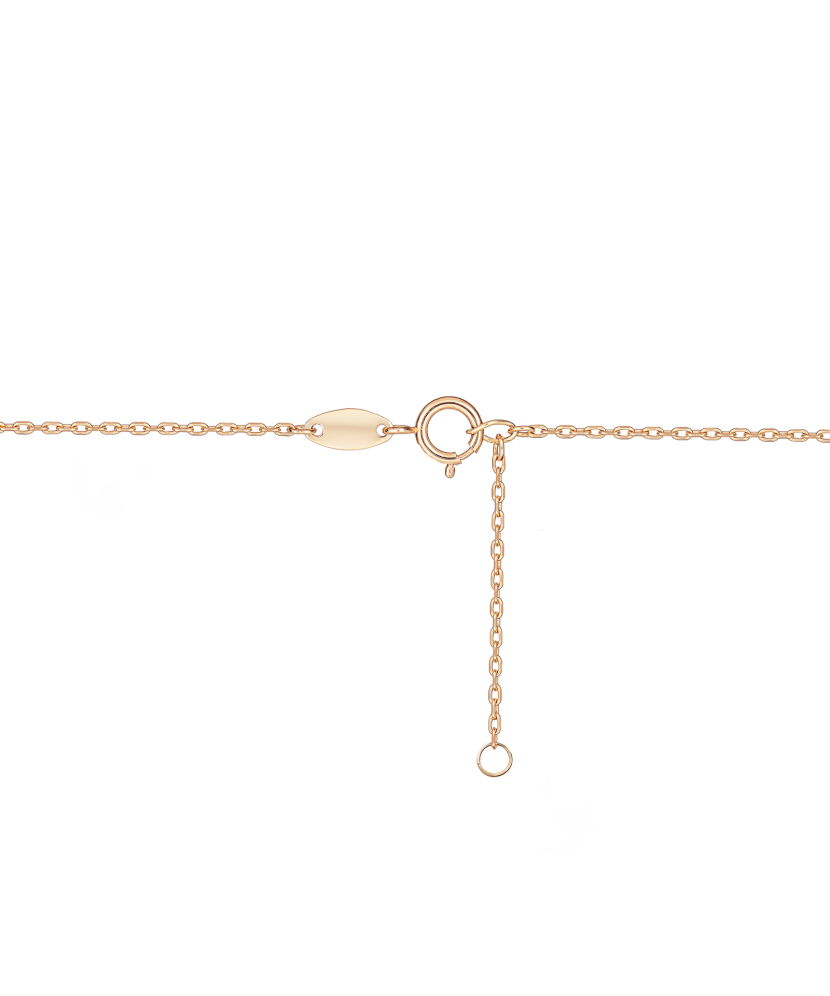 Gold chain with pendant "cross"