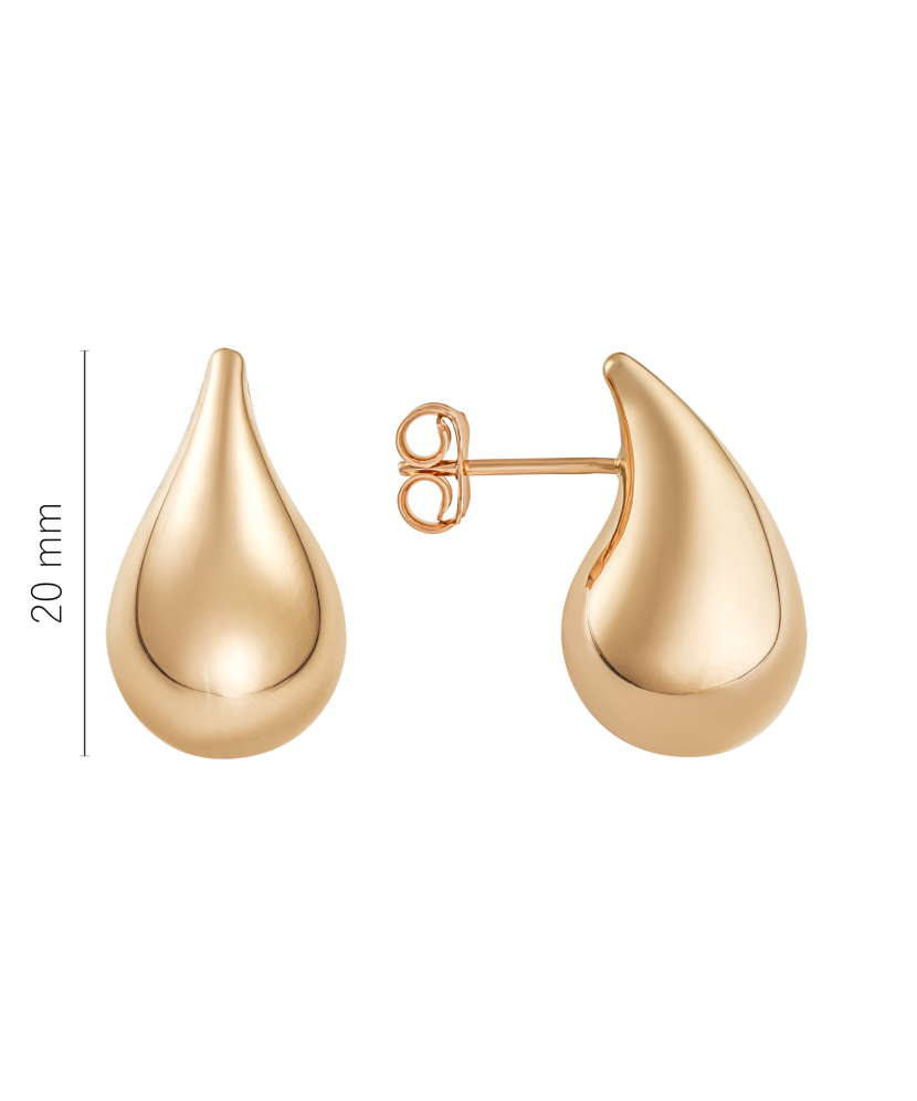 Gold earrings