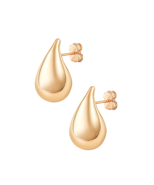 Gold earrings