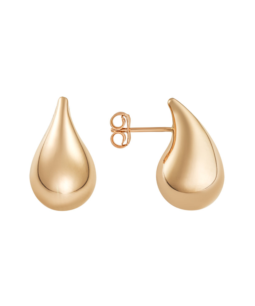 Gold earrings