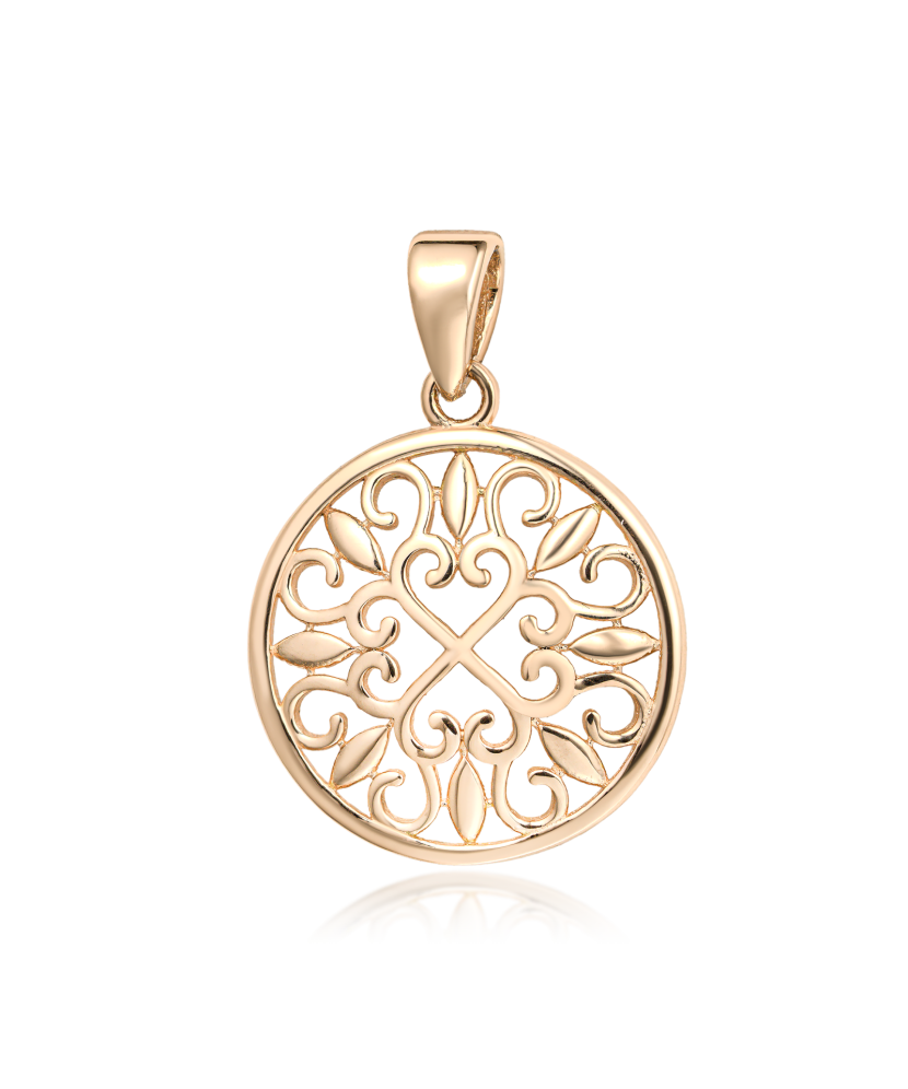 Gold pendant "heart"