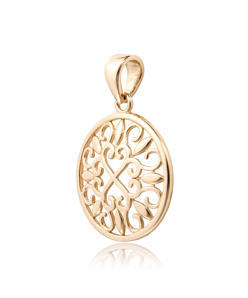 Gold pendant "heart"