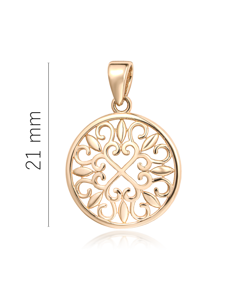 Gold pendant "heart"