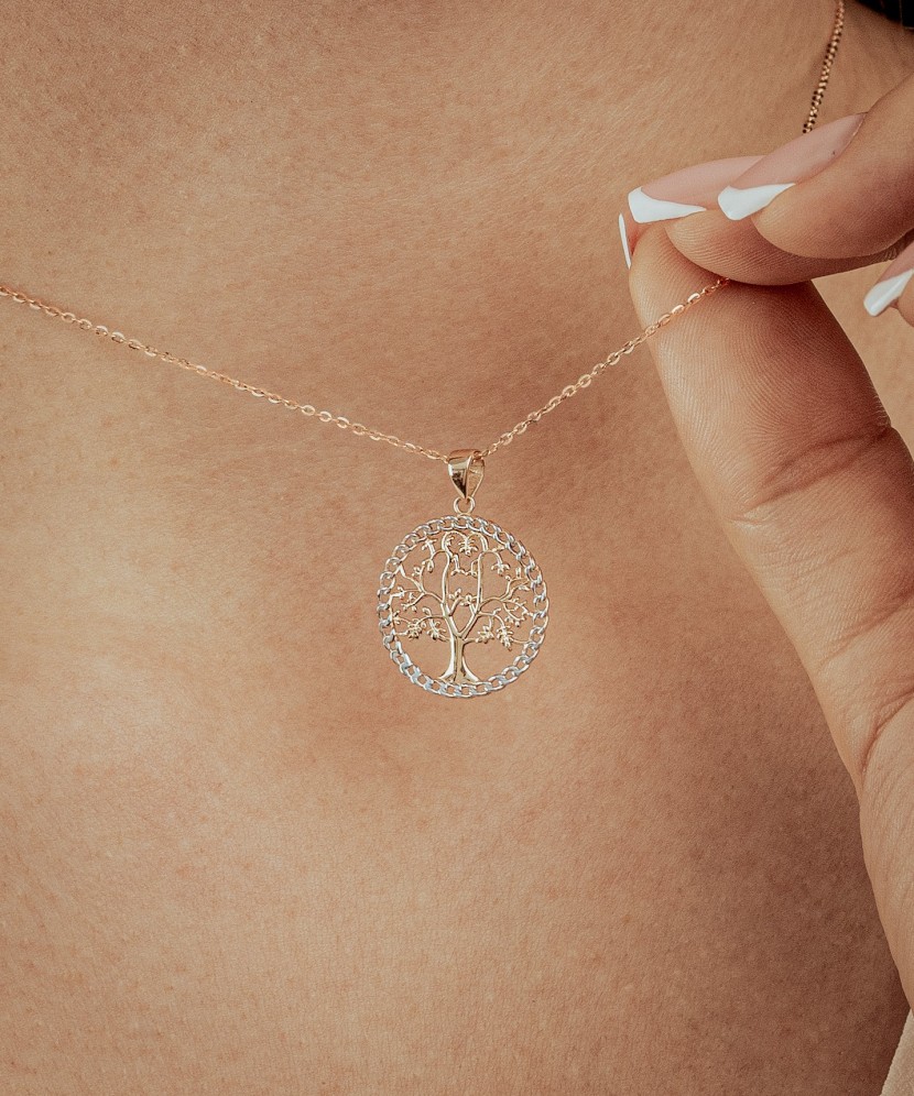 Gold pendant "Tree of life"