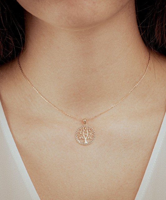 Gold pendant "Tree of life"