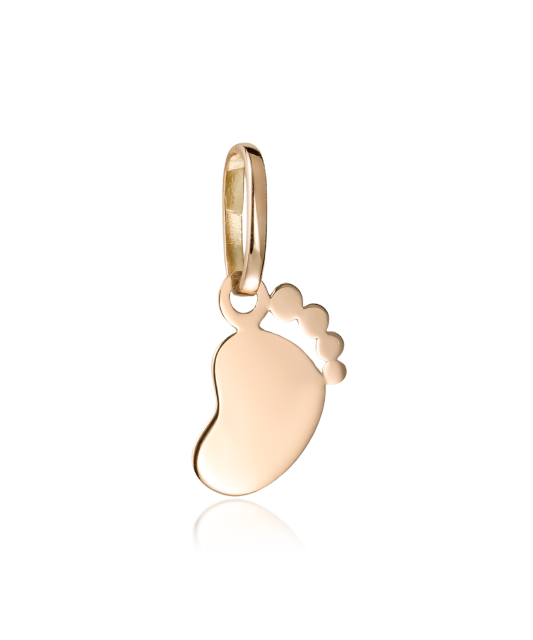 Gold pendant "foots"