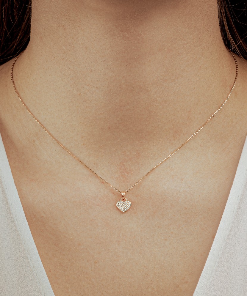 Gold pendant "heart"