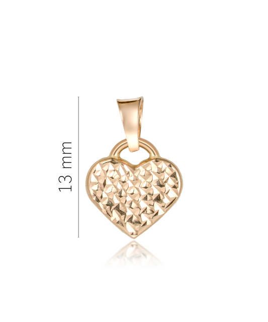 Gold pendant "heart"