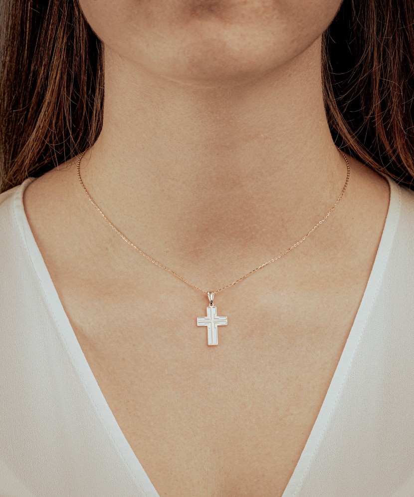 Gold pendant "cross"